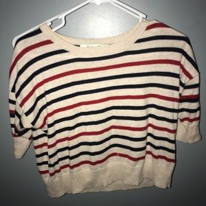Striped Cropped Sweater